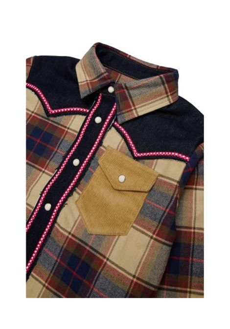 Camicia con applicazioni DSQUARED2 JUNIOR | DQ3453 D0AIADQ717